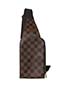 Louis Vuitton Damier Ebene Geronimos Waist Bag, front view